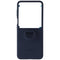 SAMSUNG Official Silicone Cover Case with Ring for Galaxy Z Flip5 - Indigo Blue