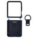 SAMSUNG Official Silicone Cover Case with Ring for Galaxy Z Flip5 - Indigo Blue