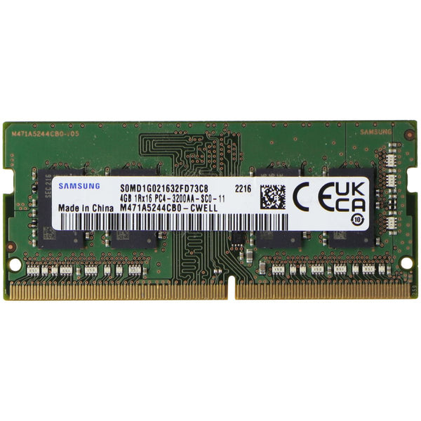 Samsung (4GB) 1Rx16 PC4-3200AA DDR4 Laptop RAM Memory M471A5244CB0-CWELL
