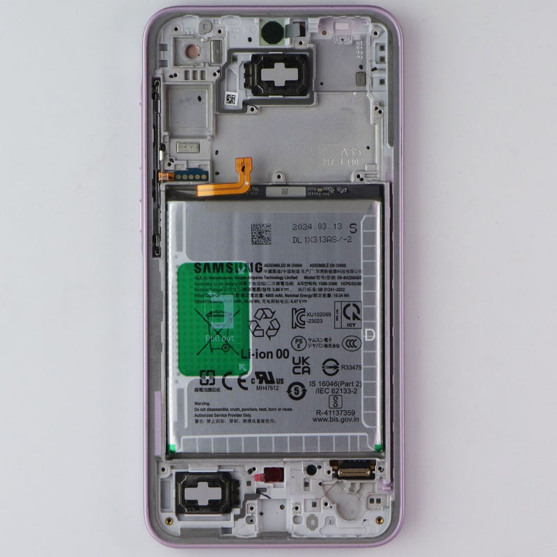 Repair Part SVC LCD Assembly Octa Kit (E/LV) for Galaxy A35 5G (A356U) Lilac