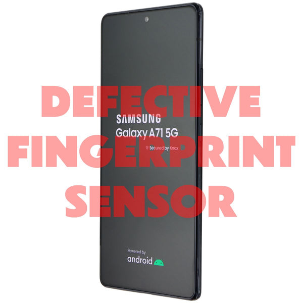 Samsung Galaxy A71 5G (SM-A716U) Unlocked 128GB/Black - Bad Fingerprint Sensor*