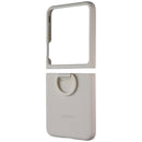 SAMSUNG Official Silicone Cover Case with Ring for Galaxy Z Flip5 - Cream