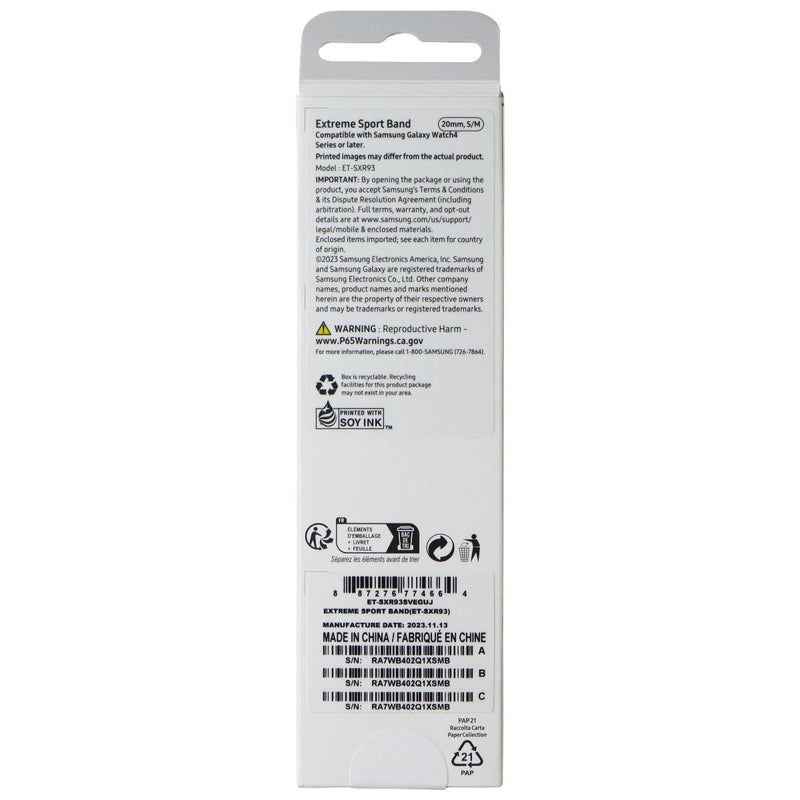 Samsung Extreme Sport Band for Galaxy Watch 4 or Later - Lavender (20mm, S/M)