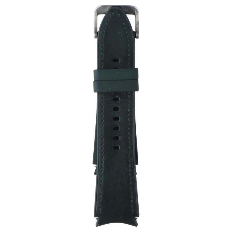 Samsung Hybrid Leather Band for Galaxy Watch4 & Later (20mm) S/M - Green