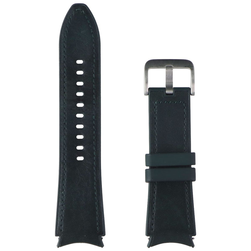 Samsung Hybrid Leather Band for Galaxy Watch4 & Later (20mm) S/M - Green