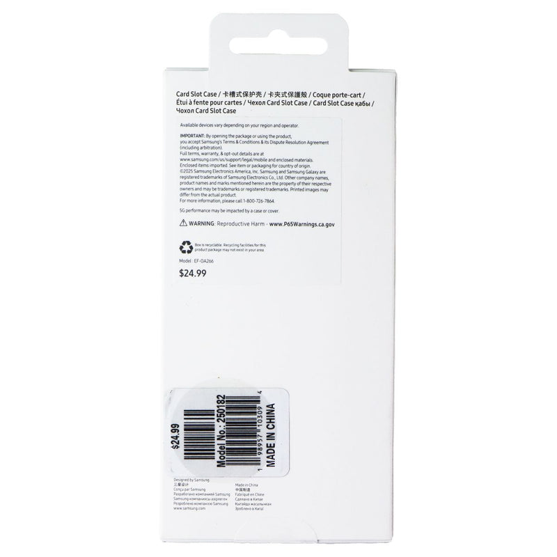 Samsung Official Card Slot Case for Galaxy A26 5G - Black
