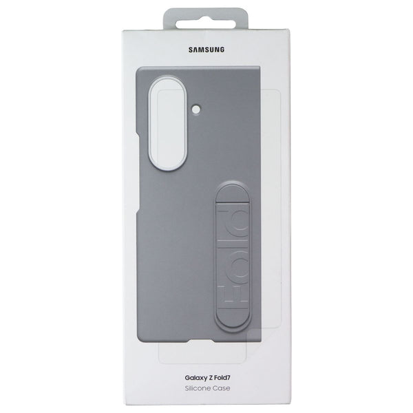 Samsung Official Silicone Case and Film for Galaxy Z Fold7 - Gray