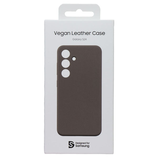 Samsung Vegan Leather Case for Galaxy S24 (GP-FPS921HCAAW) - Taupe