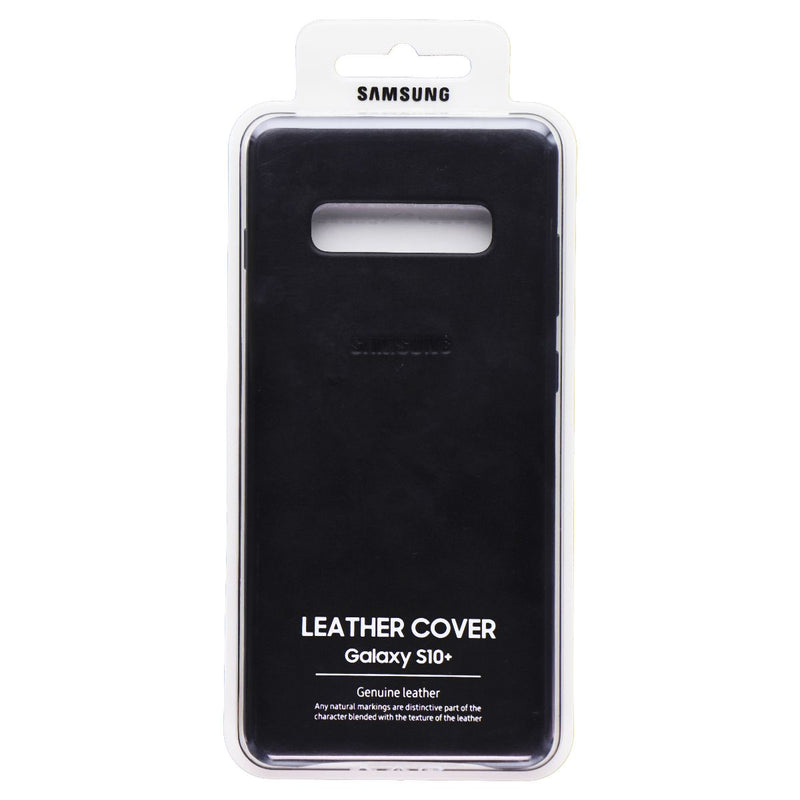 Samsung Official Leather Cover for Samsung Galaxy (S10+) - Black