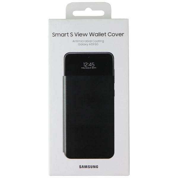 Samsung S View Wallet Cover for Samsung Galaxy A33 5G - Black