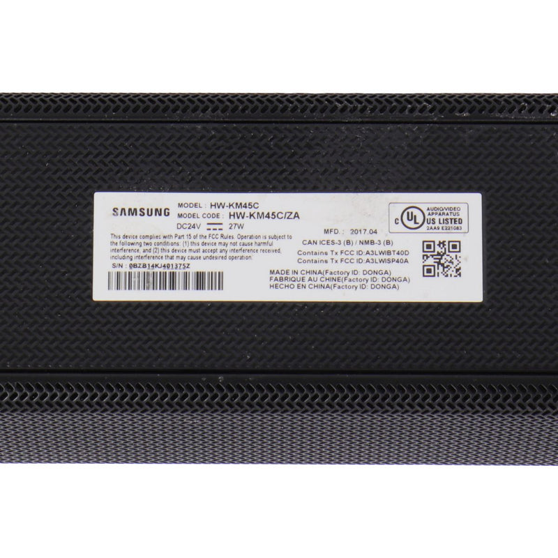 Samsung (PS-WK450) Subwoofer and (HW-KM45C) Soundbar Theater System w/Remote