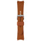 Samsung Hybrid Leather Silicone Watch Band for Galaxy Watch (20MM) - Camel (S/M)