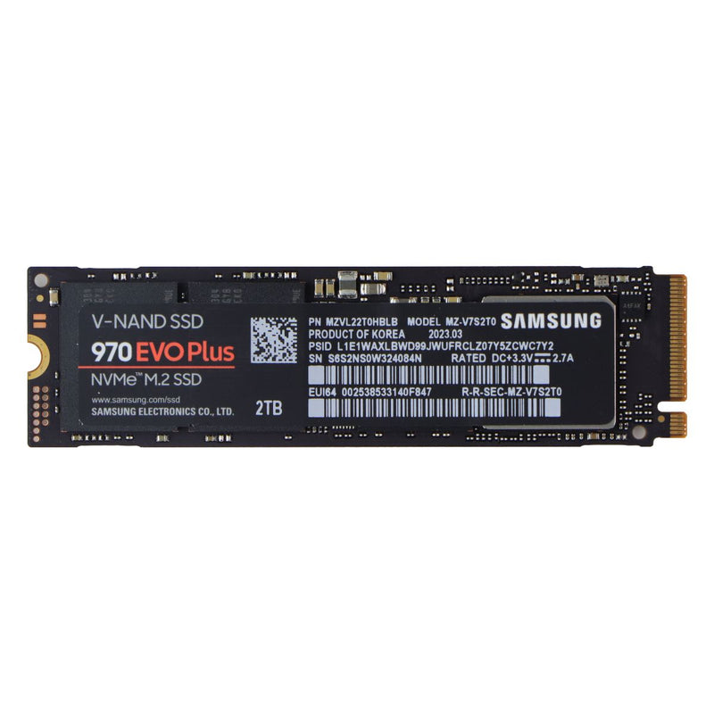 Samsung (2TB) 970 Evo Plus NVMe M.2 Internal V-NAND SSD - 3500MBs (MZ-V7S2T0)