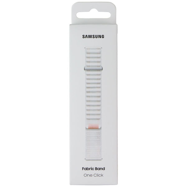 Samsung One Click Fabric Band for Galaxy Watch 4 - White (20mm, S/M)
