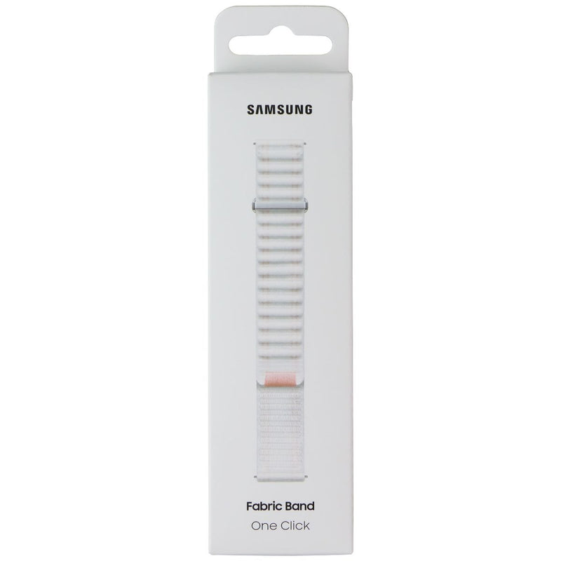 Samsung One Click Fabric Band for Galaxy Watch 4 - White (20mm, S/M)