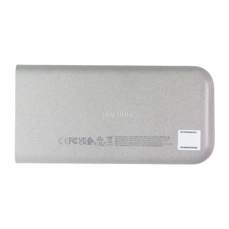 Samsung (20,000mAh) 3-Port 45W PD Fast Charge Battery Pack - Beige (EB-P4520XUE)