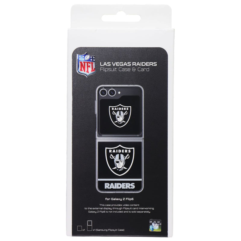 Samsung Flipsuit Case & Card for Galaxy Z Flip6 - NFL Las Vegas Raiders