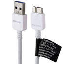 Samsung 5Ft Charge and Sync Cable (ET-DQ11Y1WE) for Micro USB3.0 Devices - White