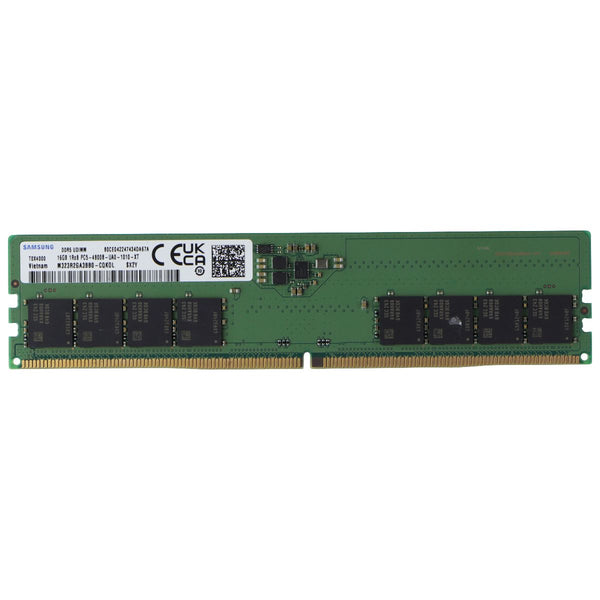 Samsung DDR5 (16GB) 4800MHz UDIMM 1Rx8 RAM Memory (M323R2GA3BB0-CQKOL)