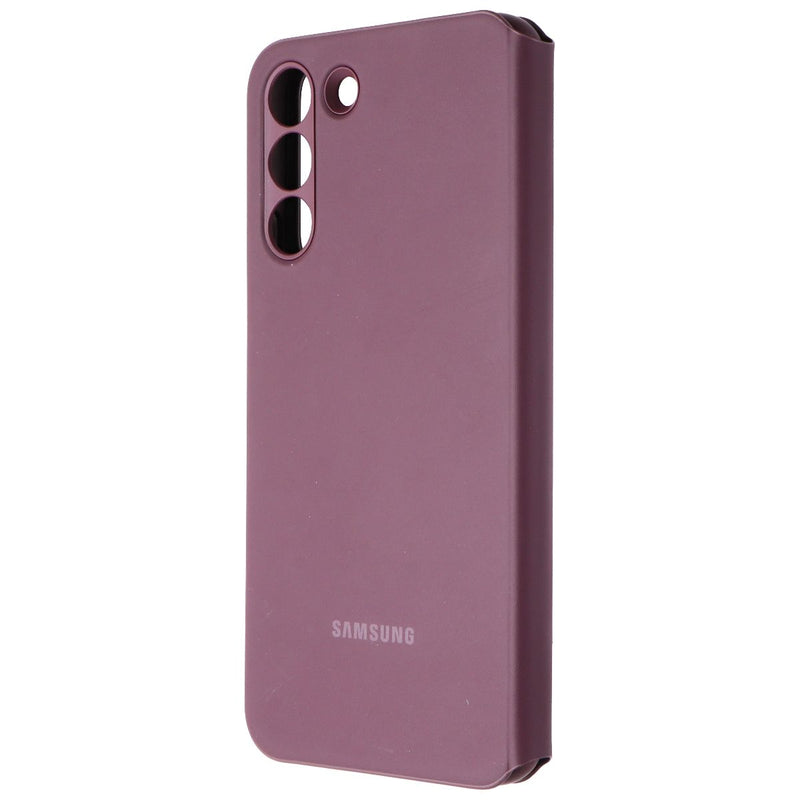 Samsung Official Smart Clear View Cover for Samsung Galaxy S22+ (Burgundy)