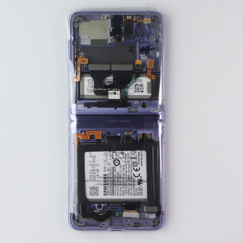 Repair Part SVC LCD Assembly Octa Kit (E/ZP/PF) for Galaxy Z Flip SM-F700/Purple
