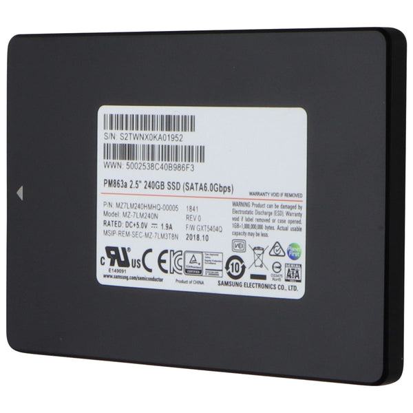 Samsung PM863a (2.5-in) 240GB SSD (SATA6.0Gbps) MZ7LM240 Internal Drive