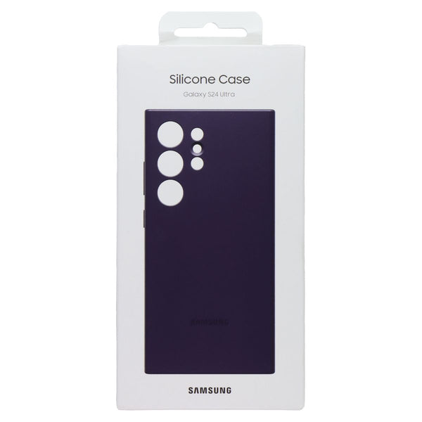 Samsung Official Silicone Case for Galaxy S24 Ultra - Dark Violet