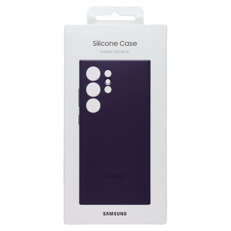 Samsung Official Silicone Case for Galaxy S24 Ultra - Dark Violet