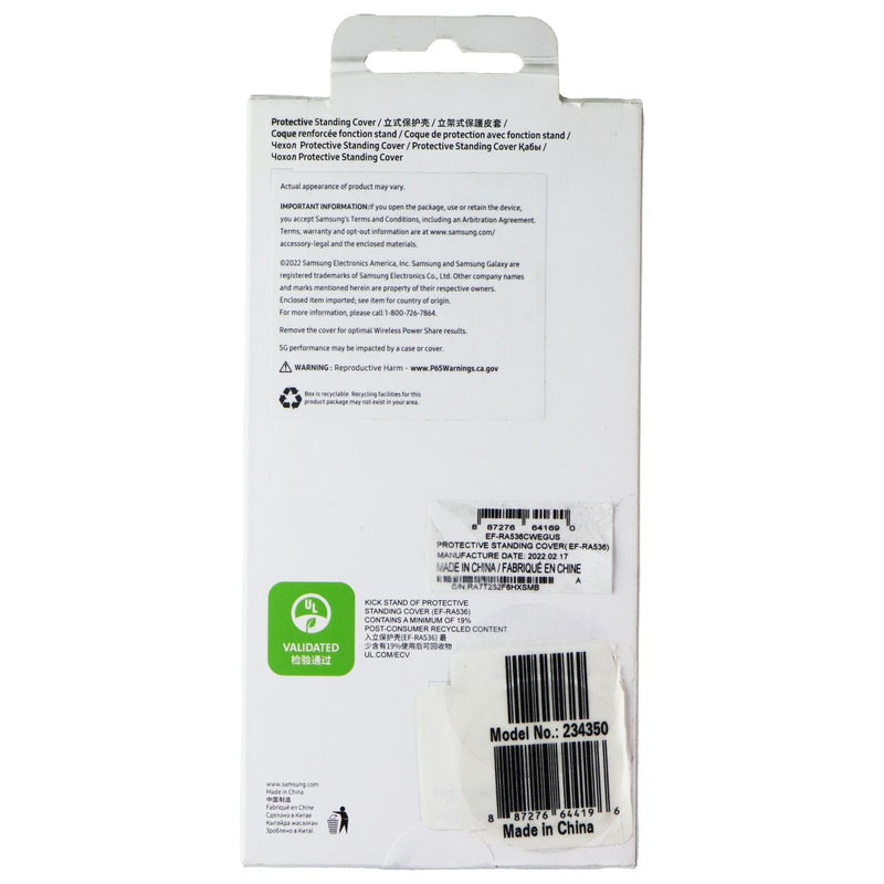 Samsung Official Protective Standing Cover Case for Galaxy A53 5G - White