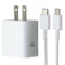 Samsung (25W) Wall Charger Power Adapter (USB-C) w/Cable - White (EP-T2510XWE)