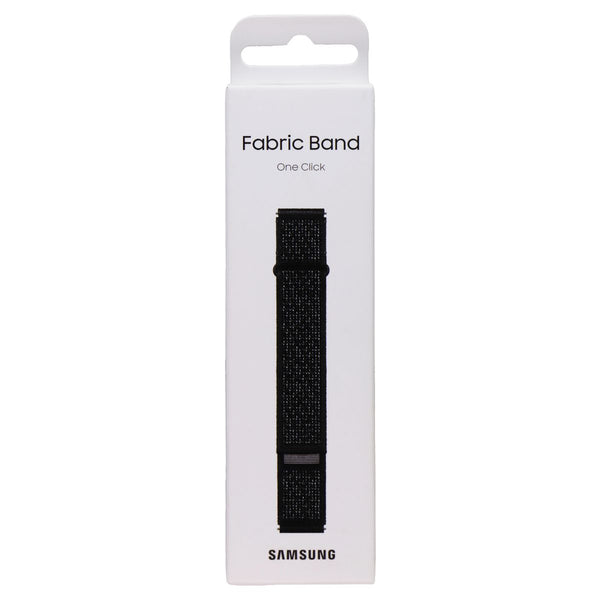 Samsung One Click Fabric Band for Galaxy Watch 6/5/4 - Black (ET-SVR94LBEGUJ)