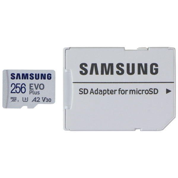Samsung 256GB EVO Plus microSDXC Card w/Adapter -  A2 Class 10 U3 V30 (130MB/s)