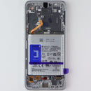Repair Part SVC Assembly (E/ZA) OLED/Frame for Galaxy S24 FE (SM-S721) Silver