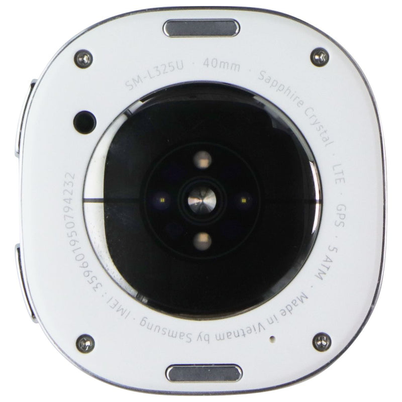 Samsung Galaxy Watch8 (40mm) LTE Unlocked Smartwatch - Silver/White (SM-L325U)