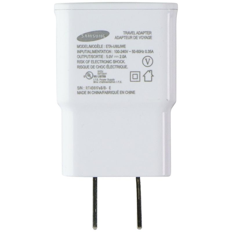 Samsung (5V/2A) Single USB Travel Adapter OEM - White (ETA-U90JWE/JWS)