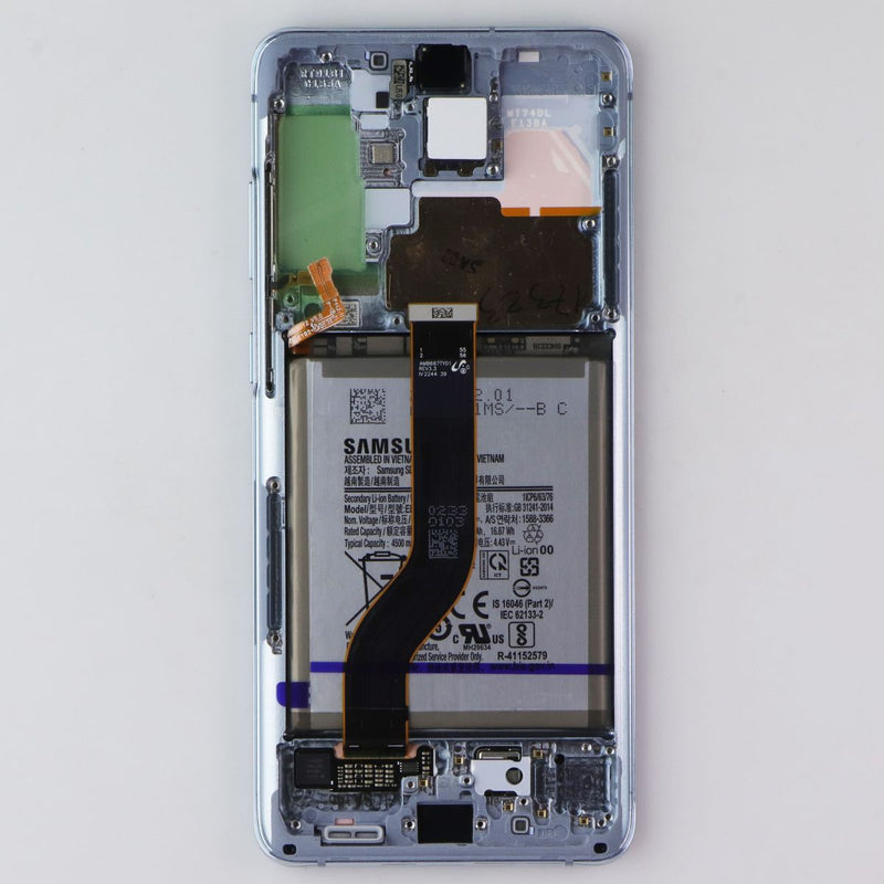 Repair Part SVC LCD Assembly E/ZK/PF Frame for Galaxy S20+ 5G (G986) Cloud Blue