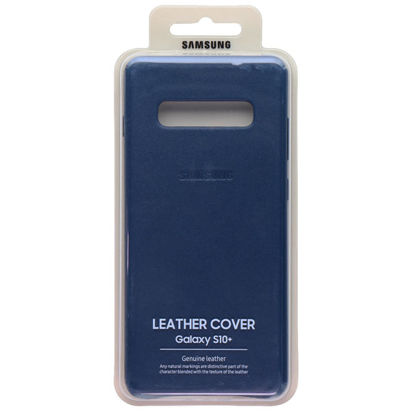Samsung Official Leather Case for Galaxy S10+ (Navy Blue)