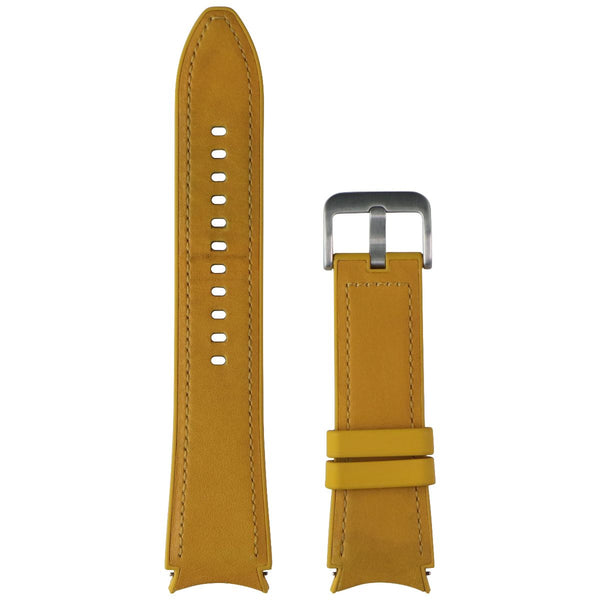 Samsung Hybrid Leather Silicone Band for Galaxy Watch (20mm) - Mustard (M/L)