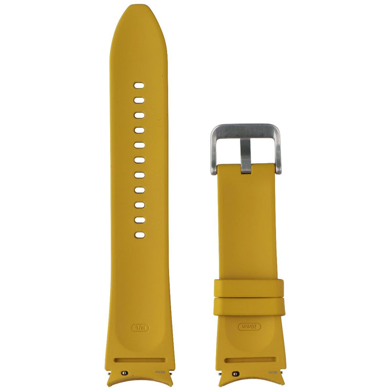 Samsung Hybrid Leather Silicone Band for Galaxy Watch (20mm) - Mustard (M/L)