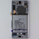 Repair Part SVC LCD Assm Octa Kit (E/ZS/PF) for Galaxy (S21+) 5G G966U - Silver