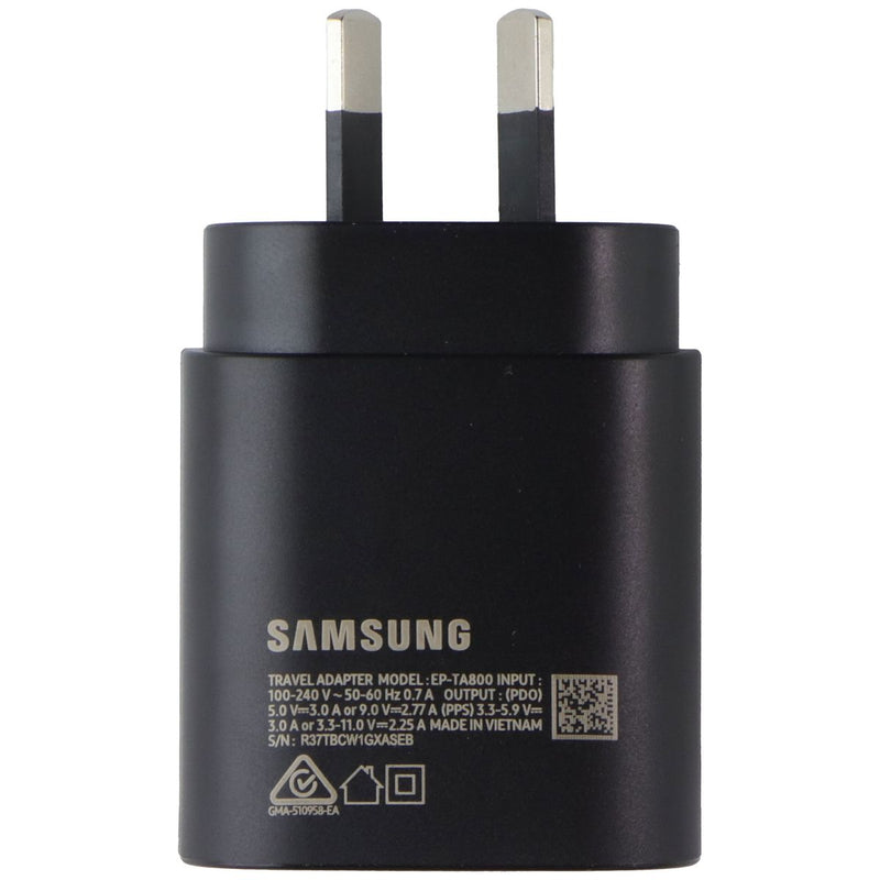 Samsung (25W) PD Adapter - USB-C - Black / Australian Plug (AU)