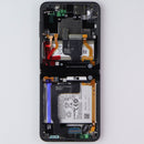 Repair Part SVC Case ASSM Front+Batt for Z Flip4 - GH82-32908E - Bespoke White