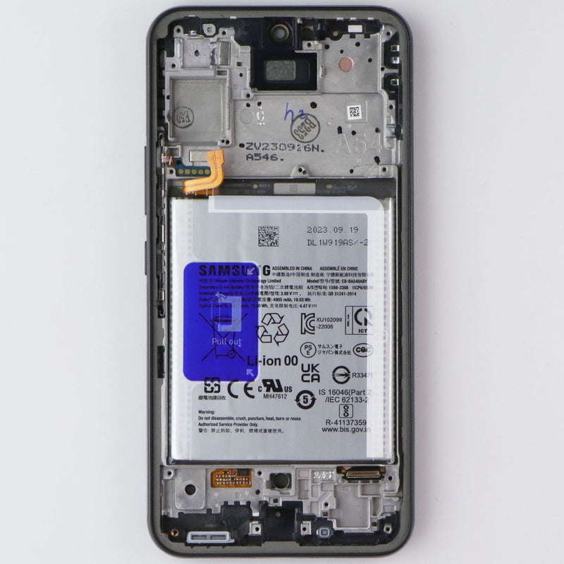 Repair Part Samsung SVC Assembly OLED Octa Kit for Galaxy A54 5G (SM-A546) - Blk