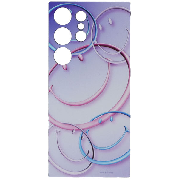 Samsung Smiley Ring Flipsuit Interactive Card for Galaxy S24 Ultra - Purple