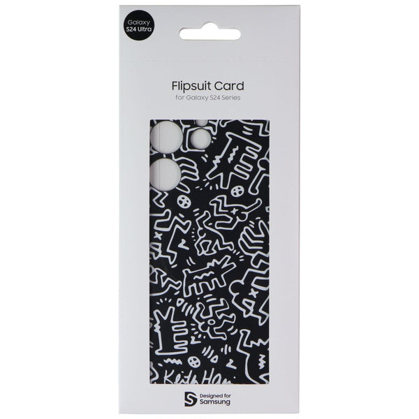 Samsung Interactive Flipsuit Card for Galaxy S24 Ultra - Keith Haring Black