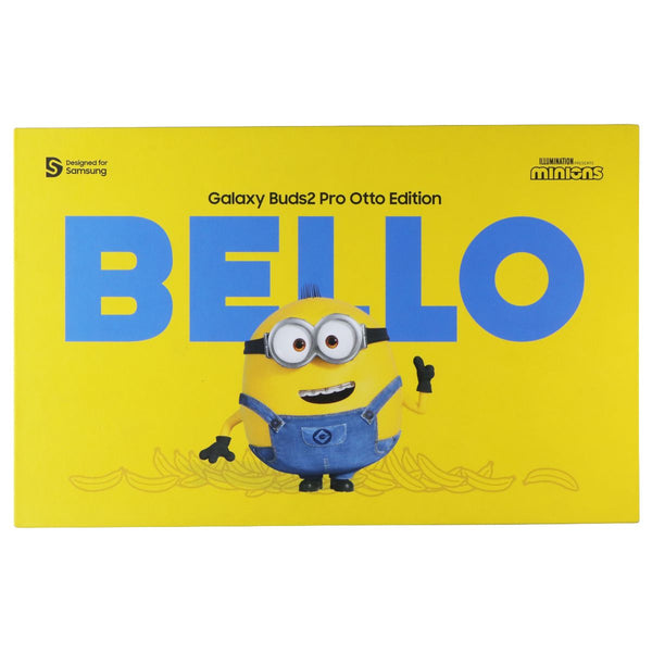 Samsung Galaxy Buds2 Pro Otto Edition BELLO - (Black w/ Minion Case Cover)