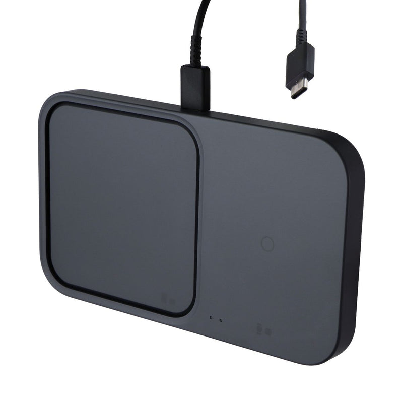 Samsung 15W Wireless Charger Duo with Travel Adapter - Dark Gray (EP-P5400TBE)
