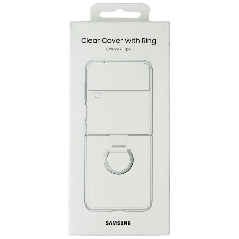 Samsung Clear Cover with Ring for Samsung Galaxy Z Flip4 - Clear