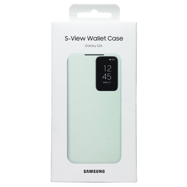 Samsung S-View Wallet Case for Galaxy S24 - Light Green