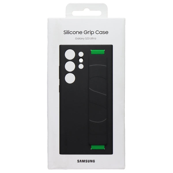 Samsung Silicone Grip Case for Galaxy S23 Ultra - Black
